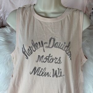 Harley-Davidson Pink Blush Sleeveless XL Tank